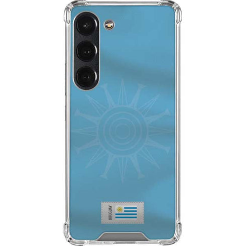 Uruguay Soccer Flag Galaxy S23 Clear Case
