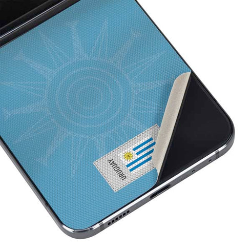 Uruguay Soccer Flag Galaxy Z Flip5 5G Skin