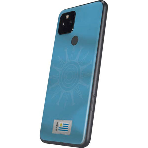 Uruguay Soccer Flag Google Pixel 5a Skin