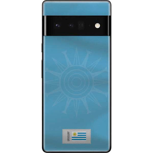 Uruguay Soccer Flag Google Pixel 6 Pro Skin