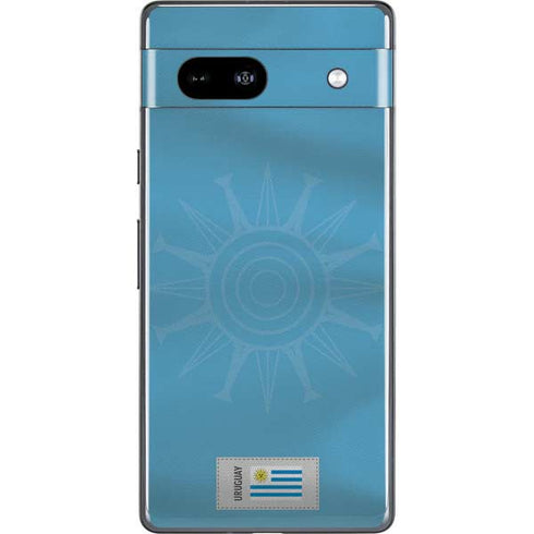 Uruguay Soccer Flag Google Pixel 7a Skin