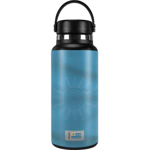 Uruguay Soccer Flag Hydro Flask 32oz Wide Mouth Skin