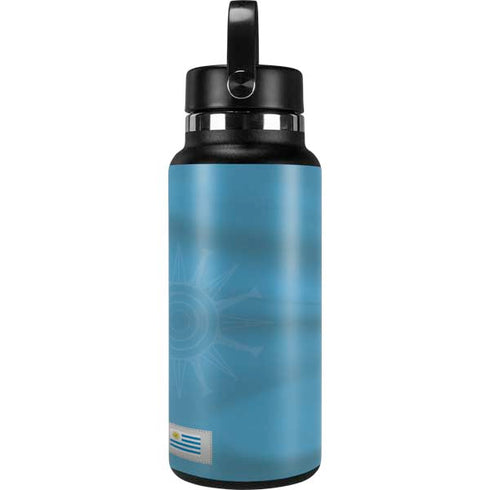 Uruguay Soccer Flag Hydro Flask 32oz Wide Mouth Skin