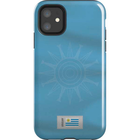 Uruguay Soccer Flag iPhone 11 Impact Case