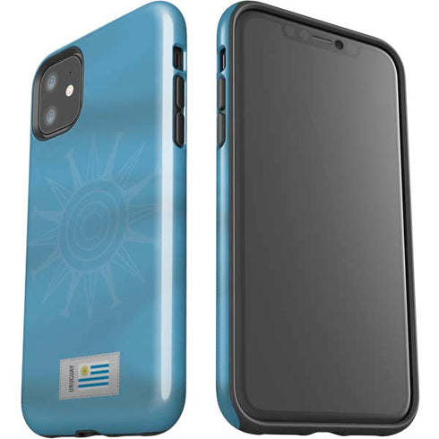 Uruguay Soccer Flag iPhone 11 Impact Case
