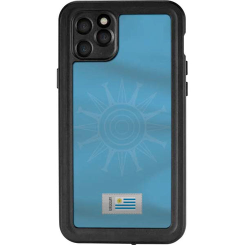 Uruguay Soccer Flag iPhone 11 Pro Max Waterproof Case