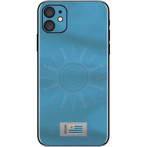 Uruguay Soccer Flag iPhone 11 Skin