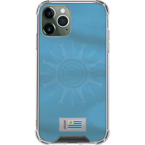 Uruguay Soccer Flag iPhone 12 Pro Clear Case