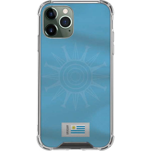 Uruguay Soccer Flag iPhone 12 Pro Max Clear Case