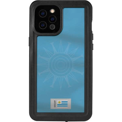 Uruguay Soccer Flag iPhone 12 Pro Max Waterproof Case