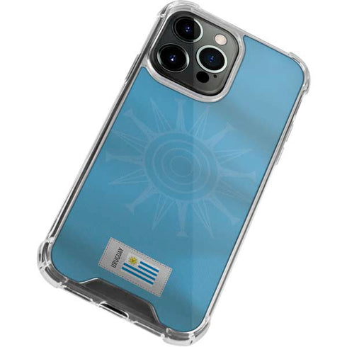 Uruguay Soccer Flag iPhone 13 Pro Max Clear Case