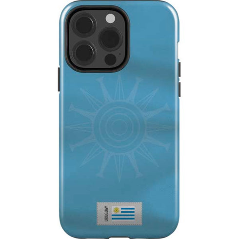 Uruguay Soccer Flag iPhone 14 Pro Impact Case