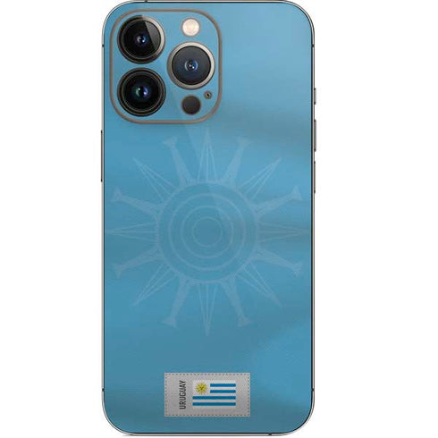 Uruguay Soccer Flag iPhone 14 Pro Skin