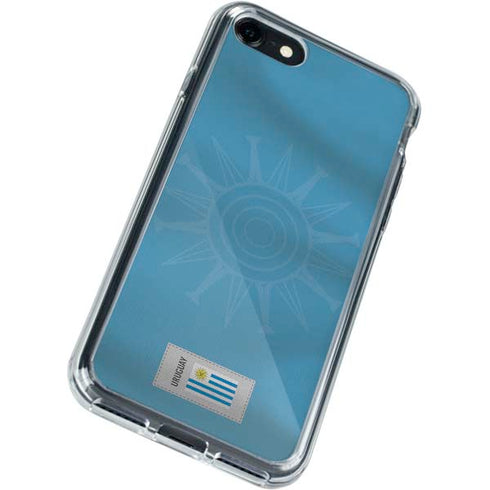 Uruguay Soccer Flag iPhone SE (2nd & 3rd Gen) Clear Case
