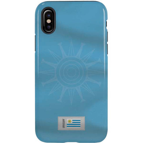 Uruguay Soccer Flag iPhone XS Pro Case