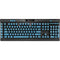 Uruguay Soccer Flag K95 RGB PLATINUM Mechanical Gaming Keyboard Skin