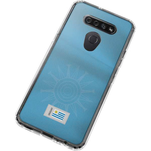 Uruguay Soccer Flag LG K51/Q51 Clear Case