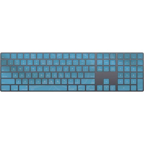 Uruguay Soccer Flag Magic Keyboard with Numeric Keypad Skin