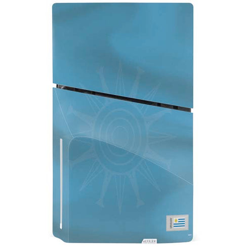 Uruguay Soccer Flag PS5 Slim Disk Bundle Skin
