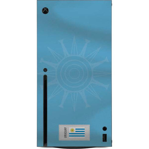 Uruguay Soccer Flag Xbox Series X Console Skin