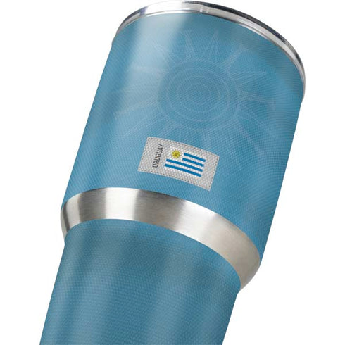 Uruguay Soccer Flag Yeti 30oz Rambler Tumbler Skin