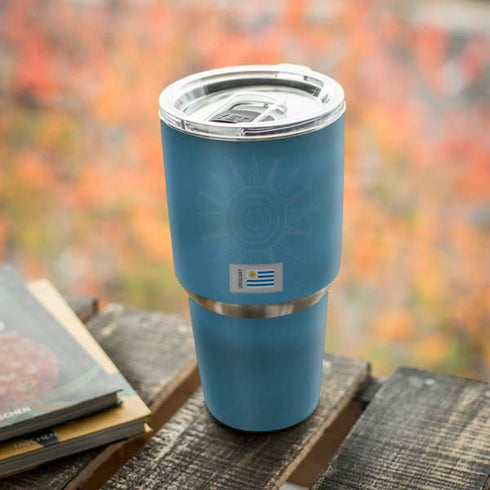 Uruguay Soccer Flag Yeti 30oz Rambler Tumbler Skin
