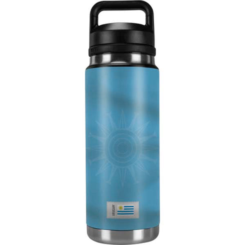 Uruguay Soccer Flag YETI Rambler 26oz Bottle Skin