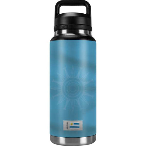 Uruguay Soccer Flag YETI Rambler 36oz Bottle Skin