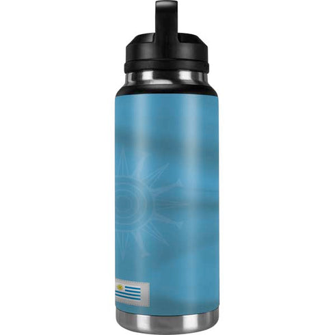Uruguay Soccer Flag YETI Rambler 36oz Bottle Skin
