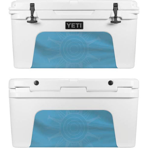Uruguay Soccer Flag YETI Tundra 75 Hard Cooler Skin