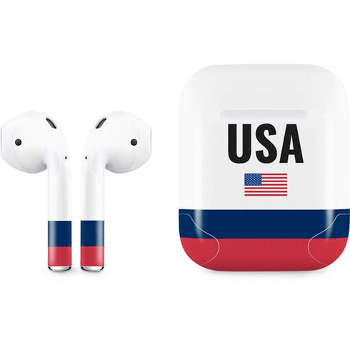 USA American Flag Apple AirPods Skin