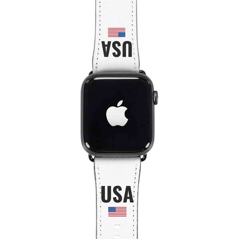 USA American Flag Apple Watch Band 42-44mm