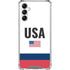 USA American Flag Galaxy A14 5G Clear Case