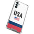 USA American Flag Galaxy A14 5G Clear Case
