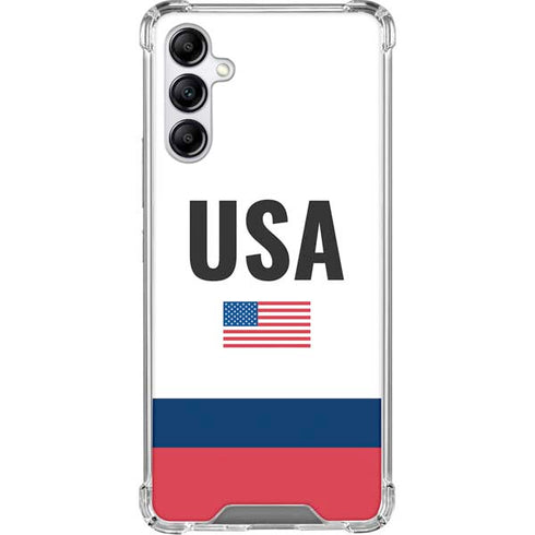 USA American Flag Galaxy A15 5G Clear Case