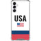 USA American Flag Galaxy A15 5G Clear Case