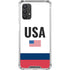 USA American Flag Galaxy A32 5G Clear Case
