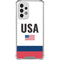 USA American Flag Galaxy A33 5G Clear Case