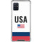 USA American Flag Galaxy A51 5G Clear Case