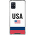 USA American Flag Galaxy A51 5G Clear Case