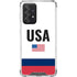 USA American Flag Galaxy A52 5G Clear Case