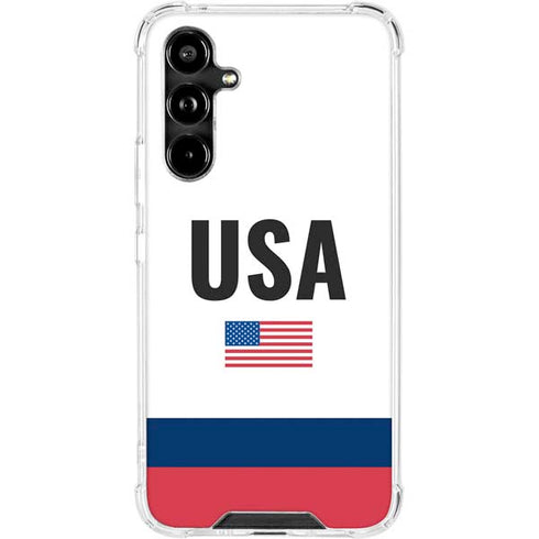 USA American Flag Galaxy A54 5G Clear Case