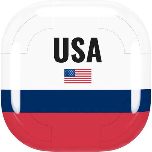USA American Flag Galaxy Buds Live Skin