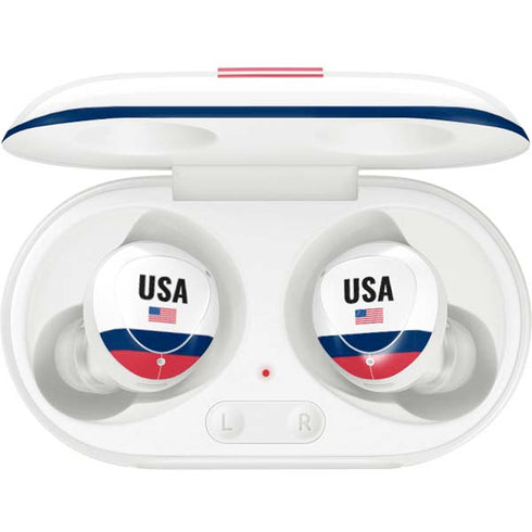 USA American Flag Galaxy Buds Plus Skin