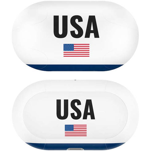 USA American Flag Galaxy Buds Plus Skin