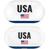 USA American Flag Galaxy Buds Plus Skin