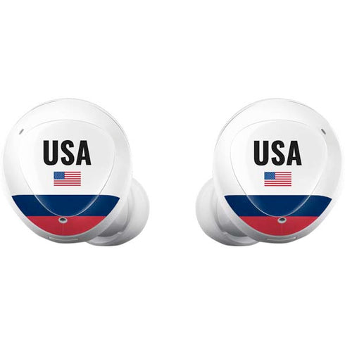 USA American Flag Galaxy Buds Plus Skin