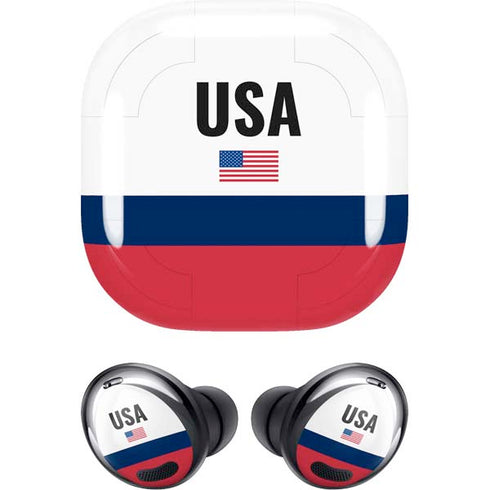 USA American Flag Galaxy Buds Pro Skin