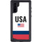 USA American Flag Galaxy Note 10 Waterproof Case