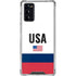 USA American Flag Galaxy Note20 5G Clear Case